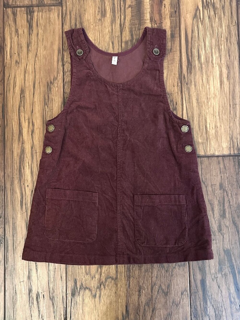 Rylee + Cru Marooon Odette Overall Jumper Dress